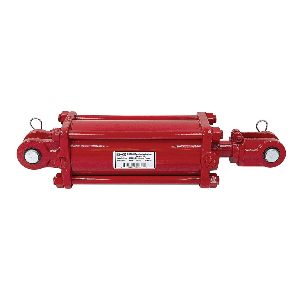 4.25x8x1.38 Double Acting Rephasing Hydraulic Cylinder Cross